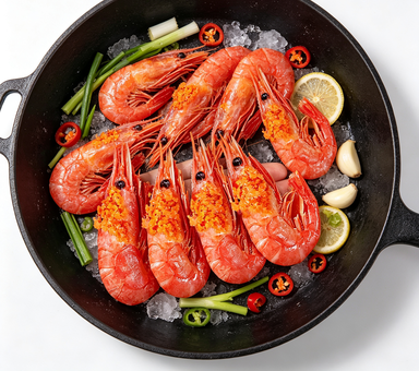 Royal Red Tiger Prawns: Fresh & Flavorful